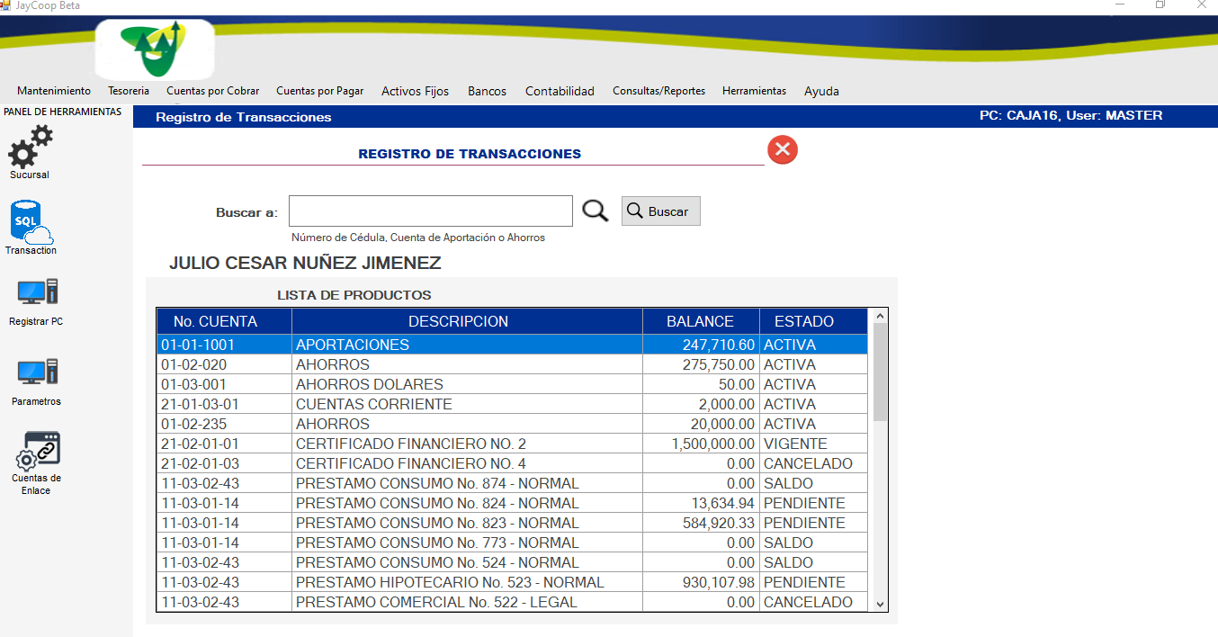 Sistema Financiero y de Prestamos